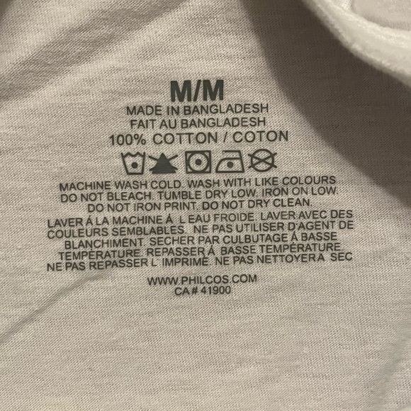 Graphic white T shirt Snoop Dogg music rap concert size medium M - Picture 2 of 3